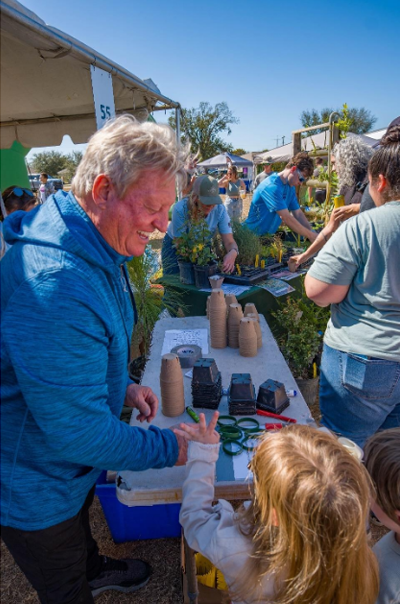 Native Landscaping Education, Planting, and Giveaways activity at the 2026 WaterWays Science Festival.